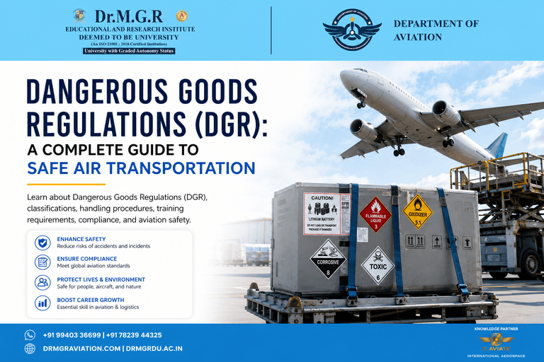 Dangerous Goods Regulations (DGR) guide for safe transportation of hazardous materials in aviation