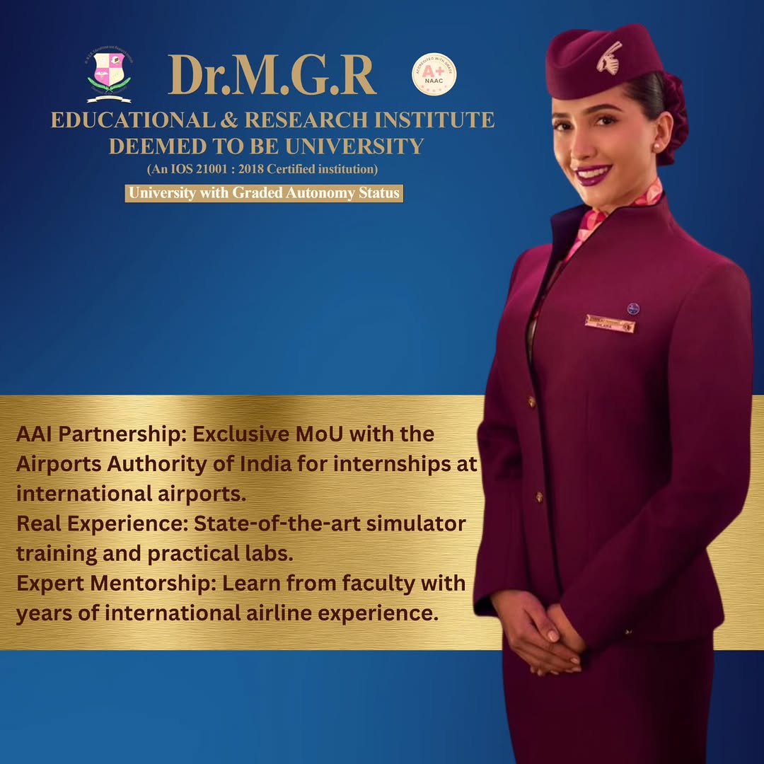 Building Future Aviation Professionals at Dr MGR Aviation Academy