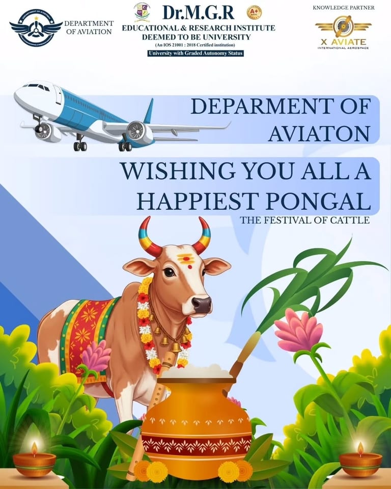 Dr MGR Aviation Academy Celebrates Maattu Pongal 2026