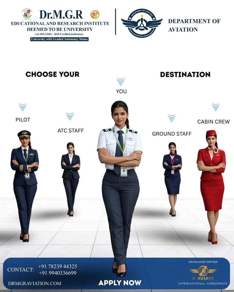 Fast-Track Your Aviation Career with Dr MGR Aviation Academy
