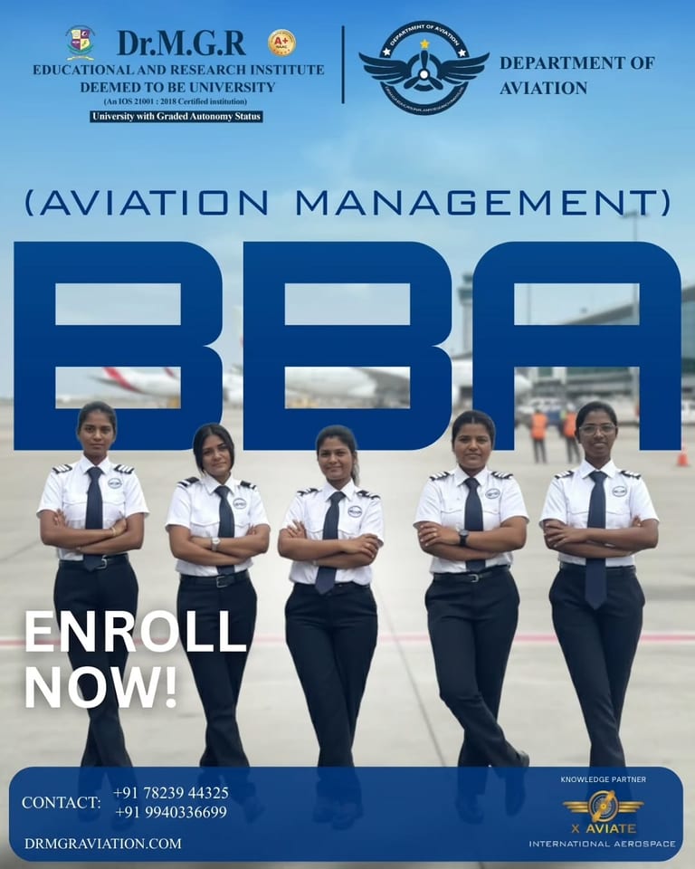 Shaping Future Aviation Leaders at Dr MGR Aviation Academy