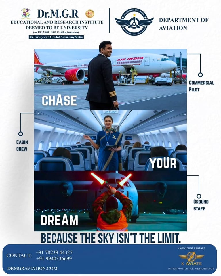 Build Your Aviation Career with Dr MGR Aviation Academy