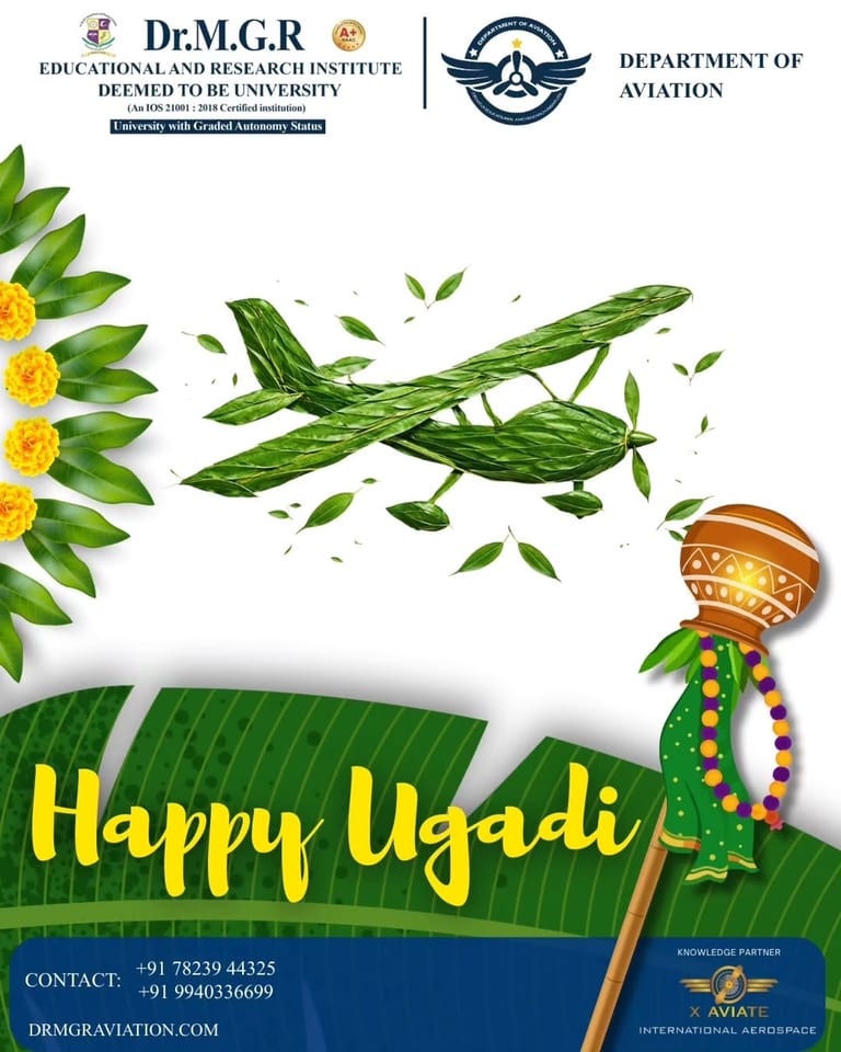 Dr MGR Aviation Academy Celebrates Ugadi 2026 With High-Flying Dreams