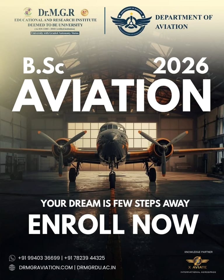 Dr MGR Aviation Academy: Shaping Future Leaders in Chennai
