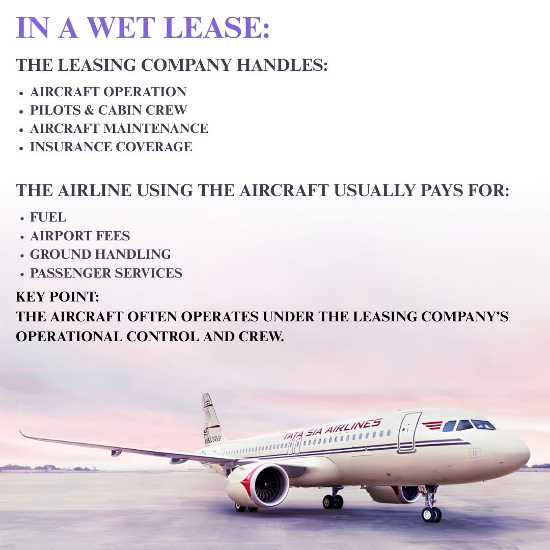 Wet Lease vs Dry Lease: Aircraft Leasing Explained