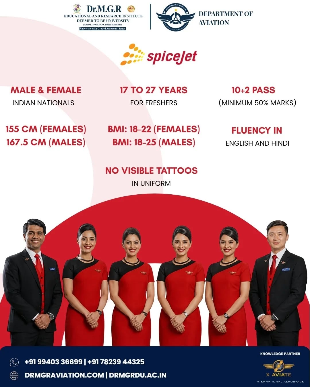 Launch Your Cabin Crew Career with Dr MGR Aviation Academy