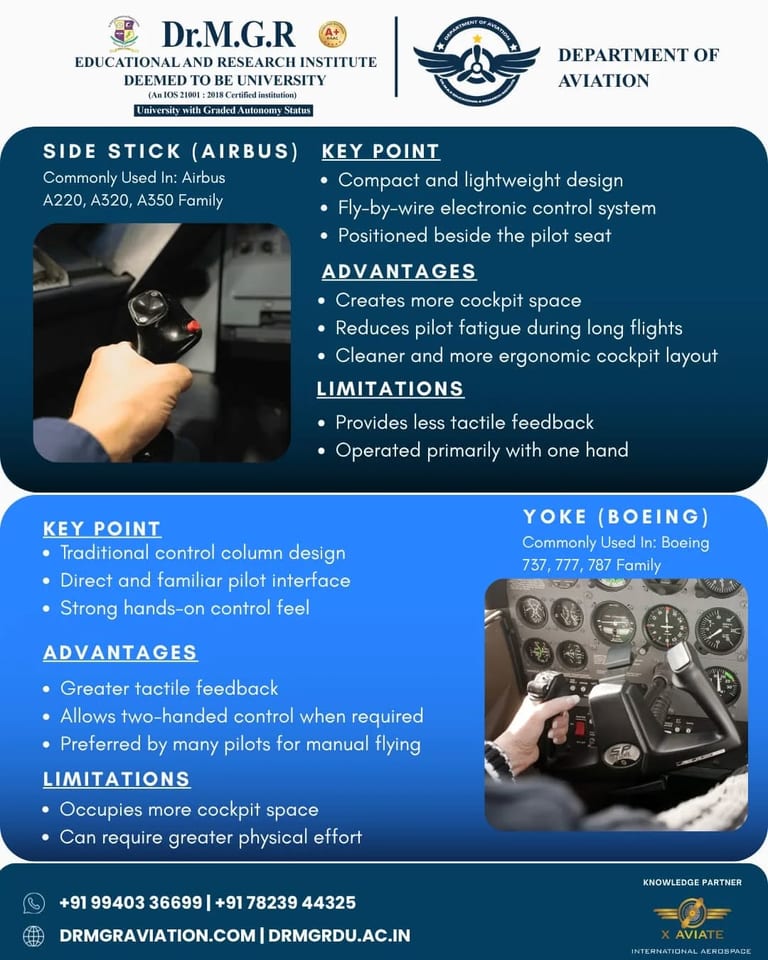 Side Stick vs Yoke: Cockpit Controls Explained