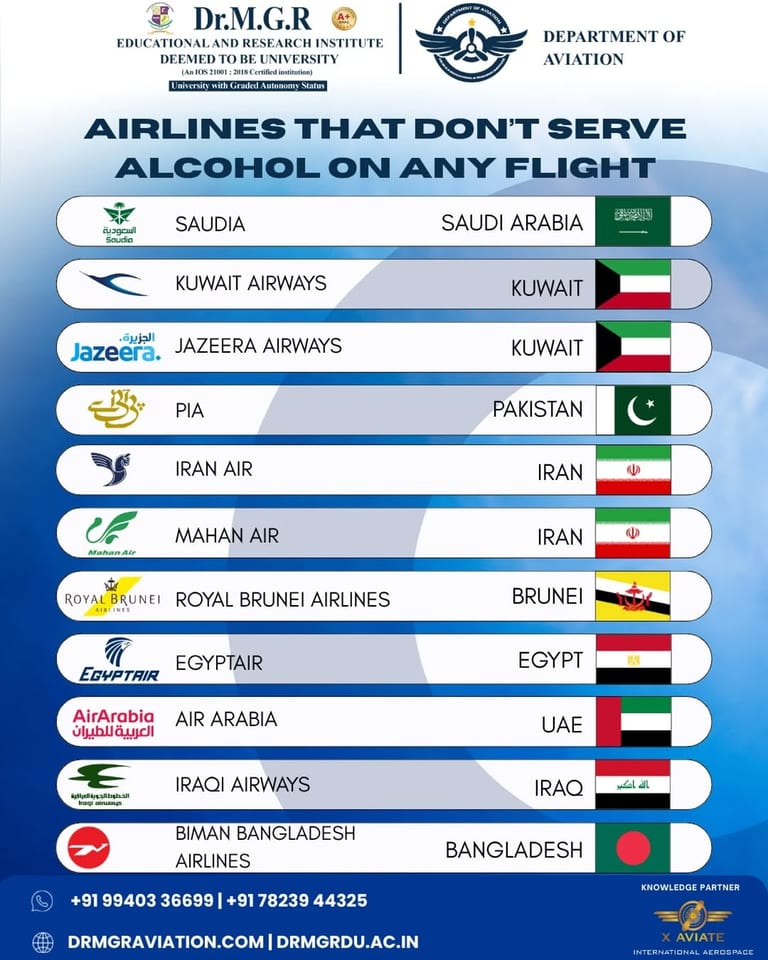 Global Airline Policies: Dry Airlines and Inflight Operations