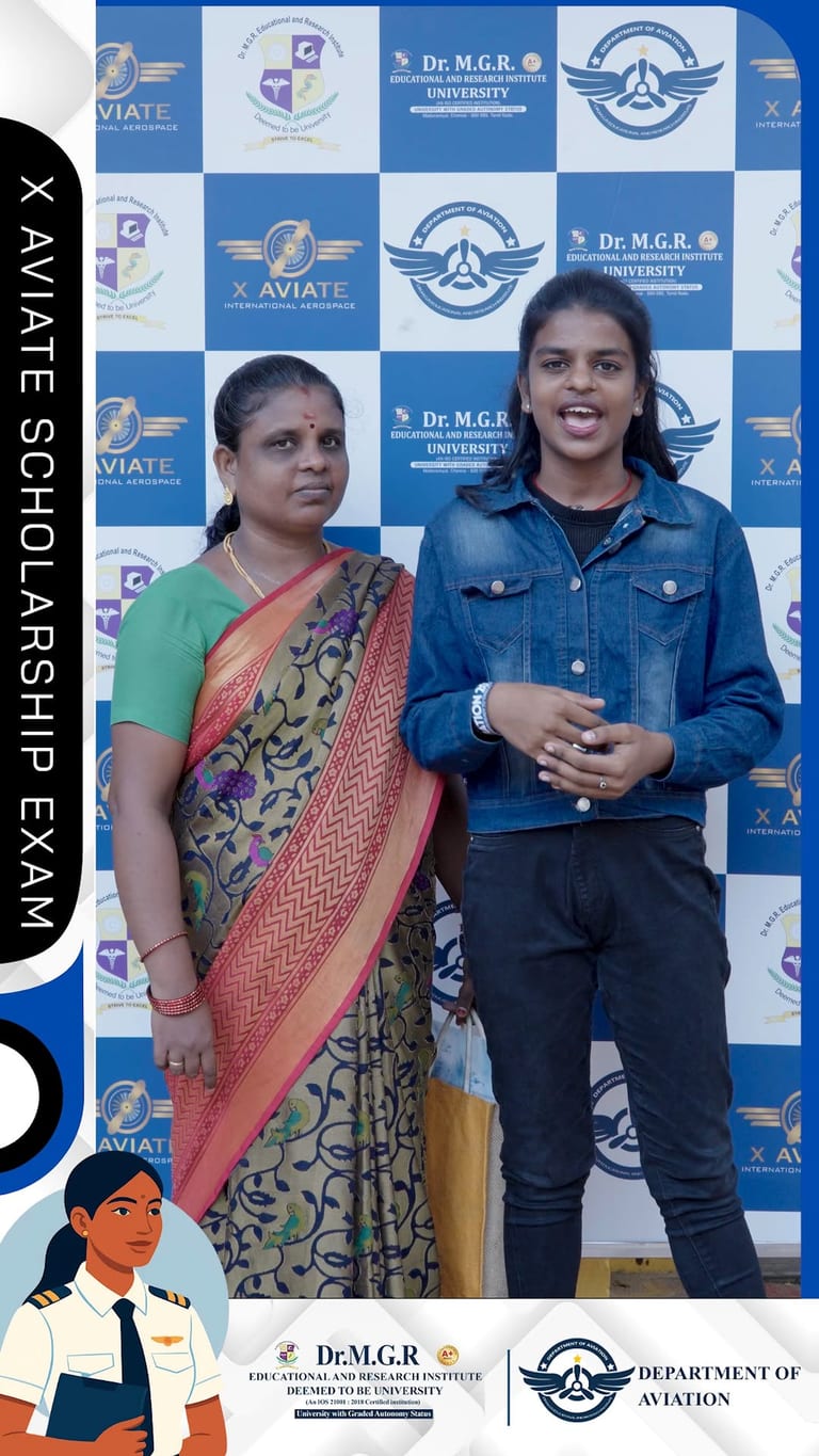 Dr MGR Aviation Academy Hosts X Aviate Scholarship Exam