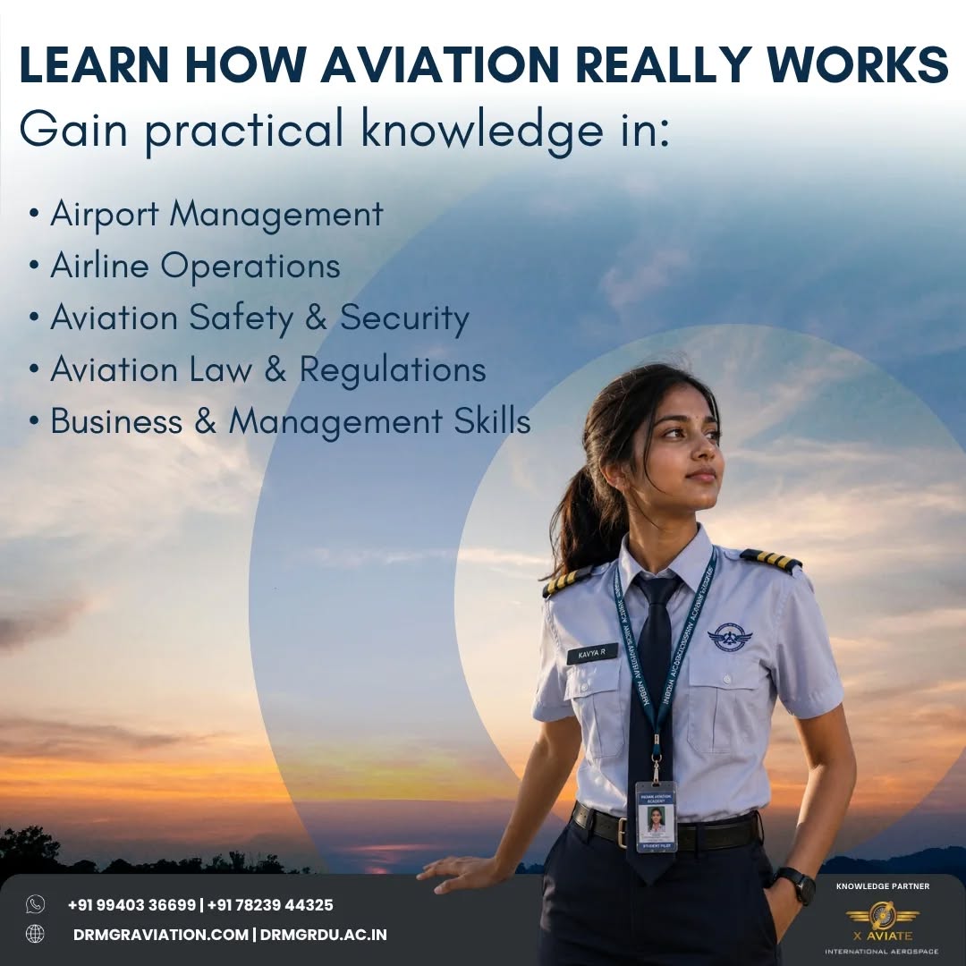 BBA in Aviation: Launch Your Career with Dr MGR Aviation Academy
