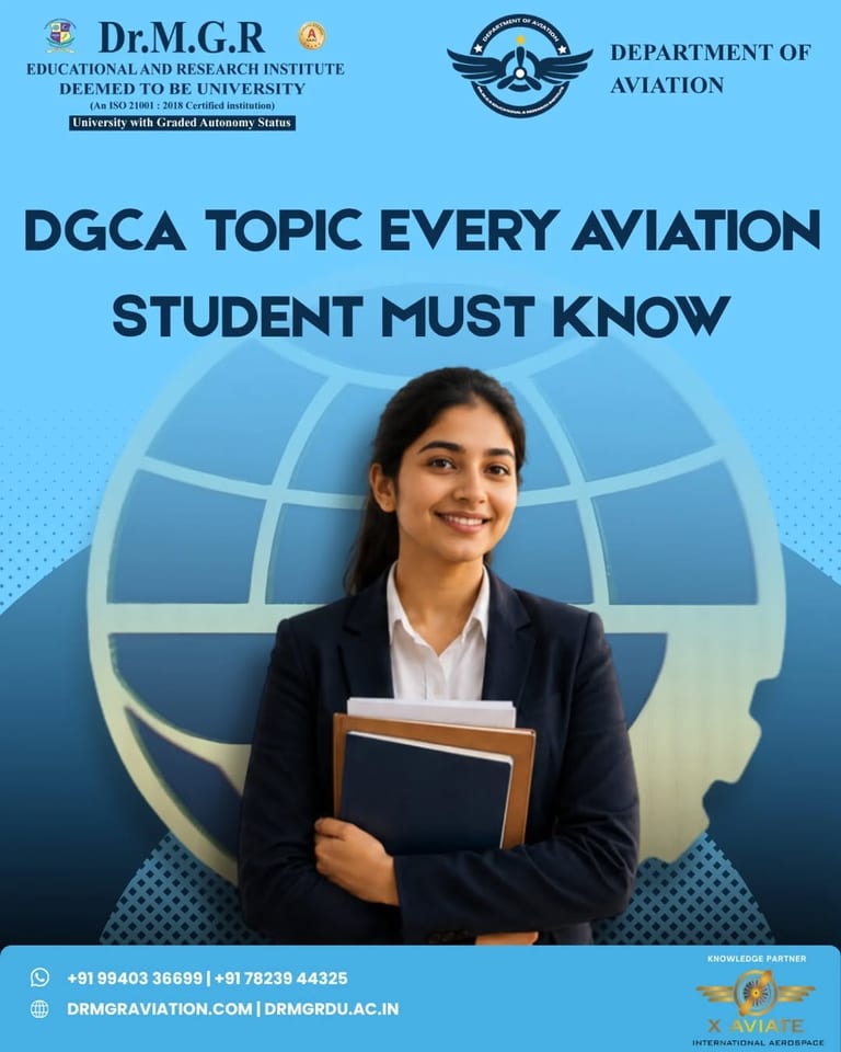 Mastering Aircraft Weight and Balance at Dr MGR Aviation Academy