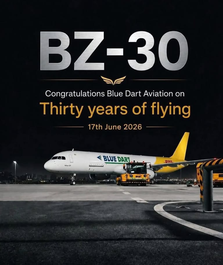 Celebrating Blue Dart Aviation's 30 Years of Excellence