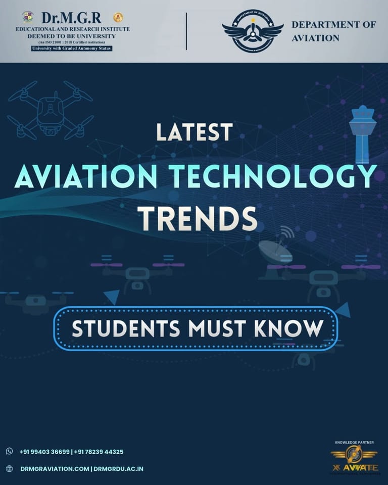 Future of Aviation Tech at Dr MGR Aviation Academy