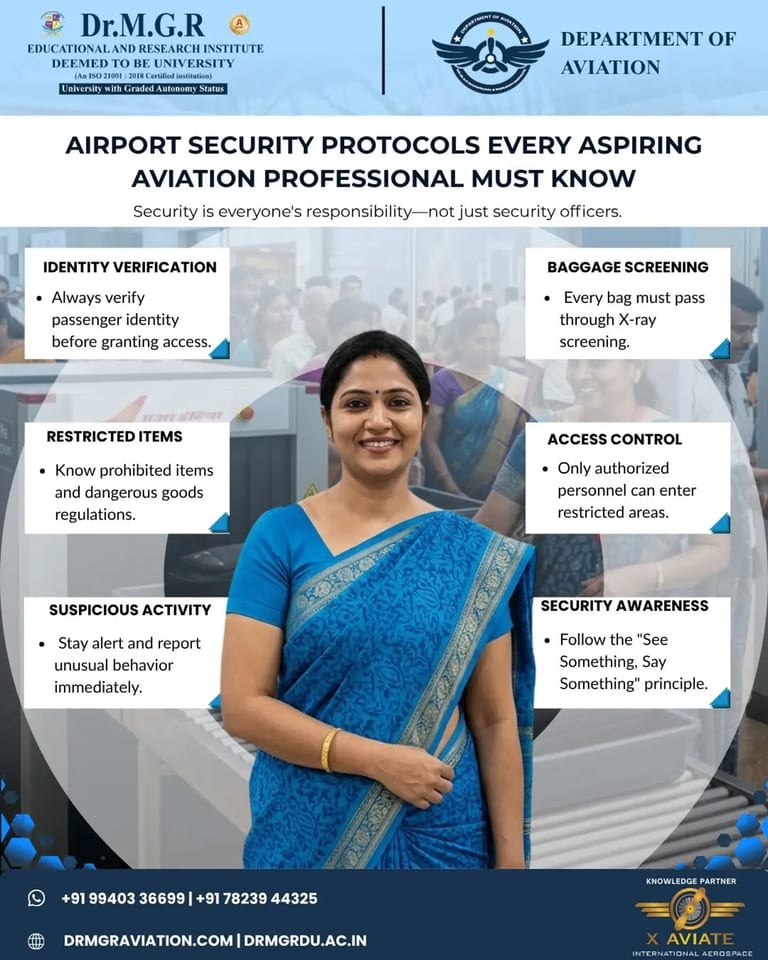 Mastering Airport Security Protocols at Dr MGR Aviation Academy