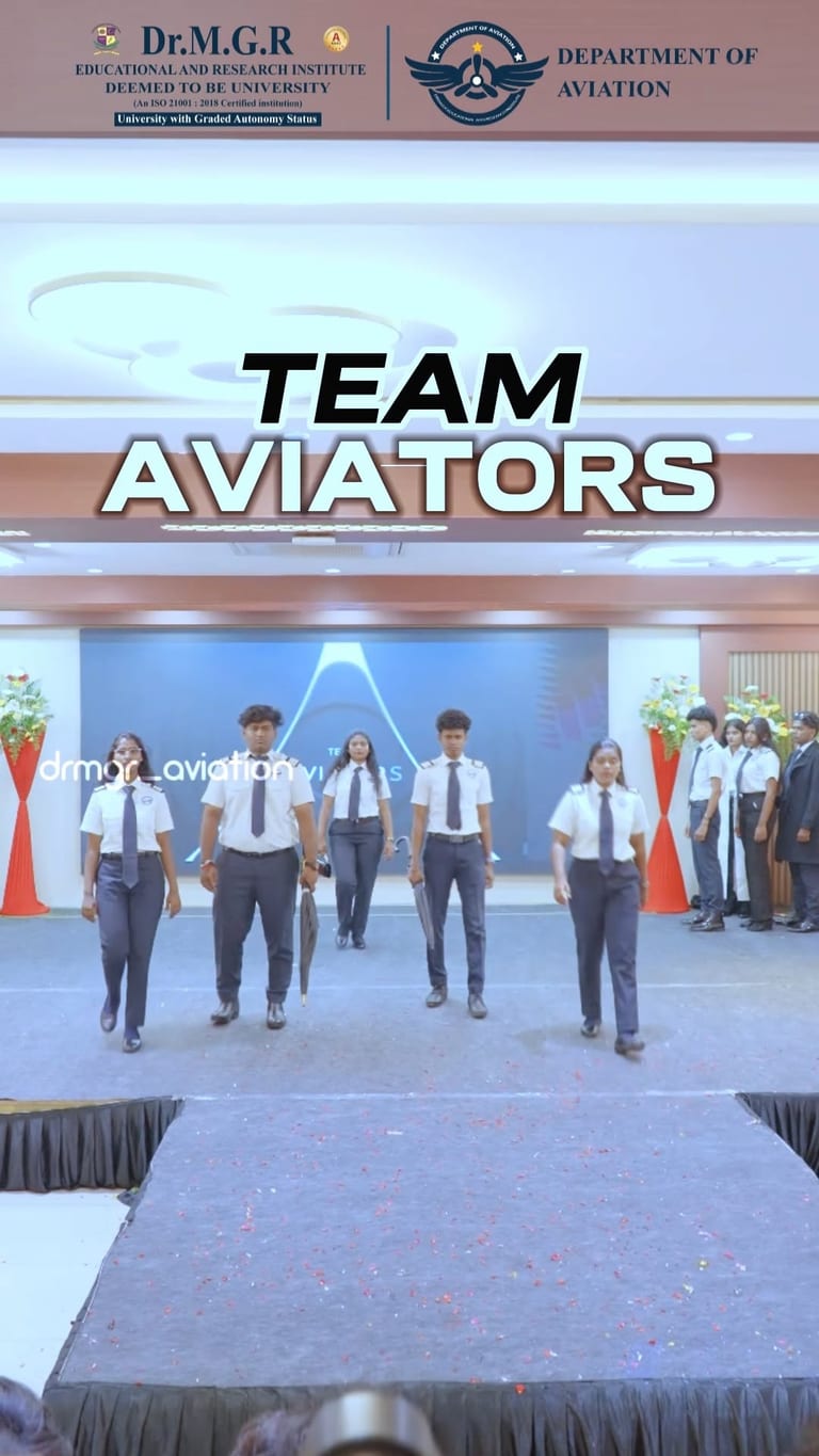 Dr MGR Aviation Academy Students Shine at Annual Fashion Show