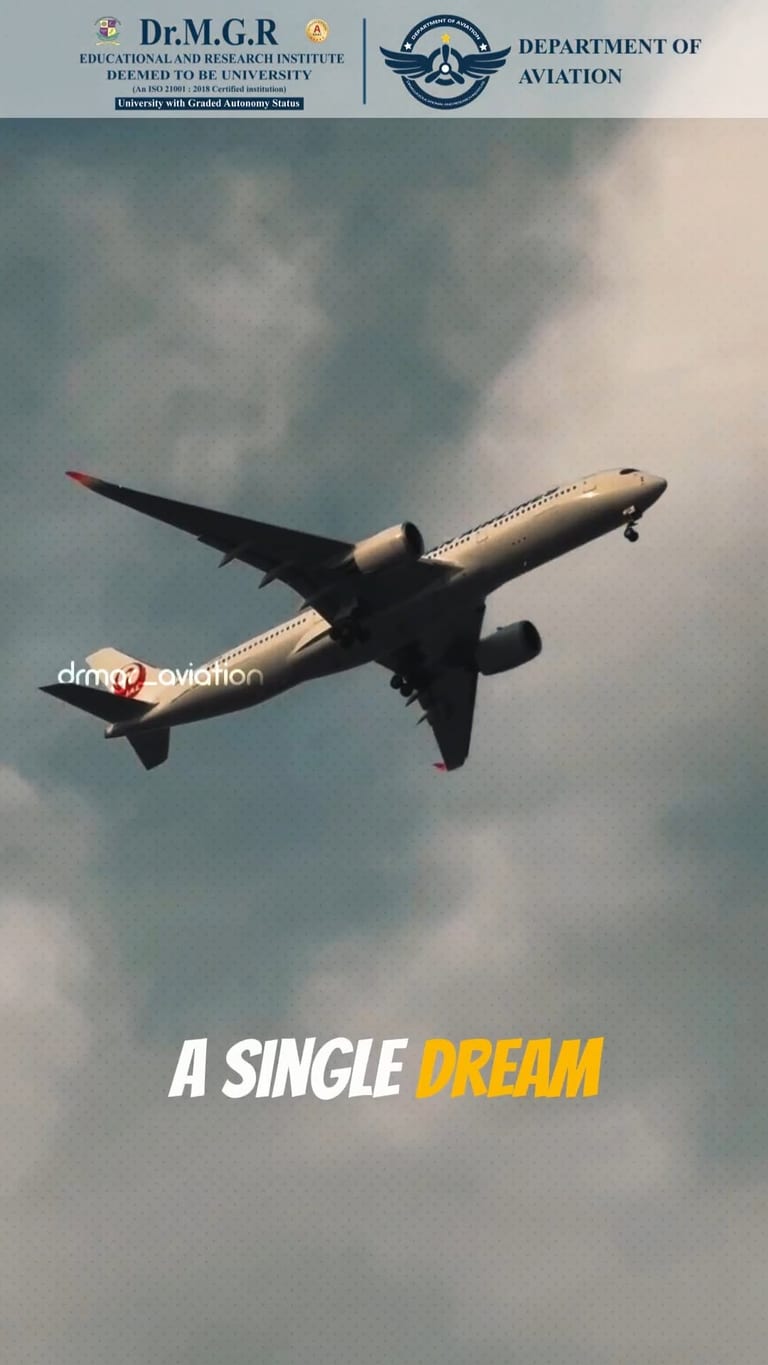 Build Your Aviation Career With Dr MGR Aviation Academy
