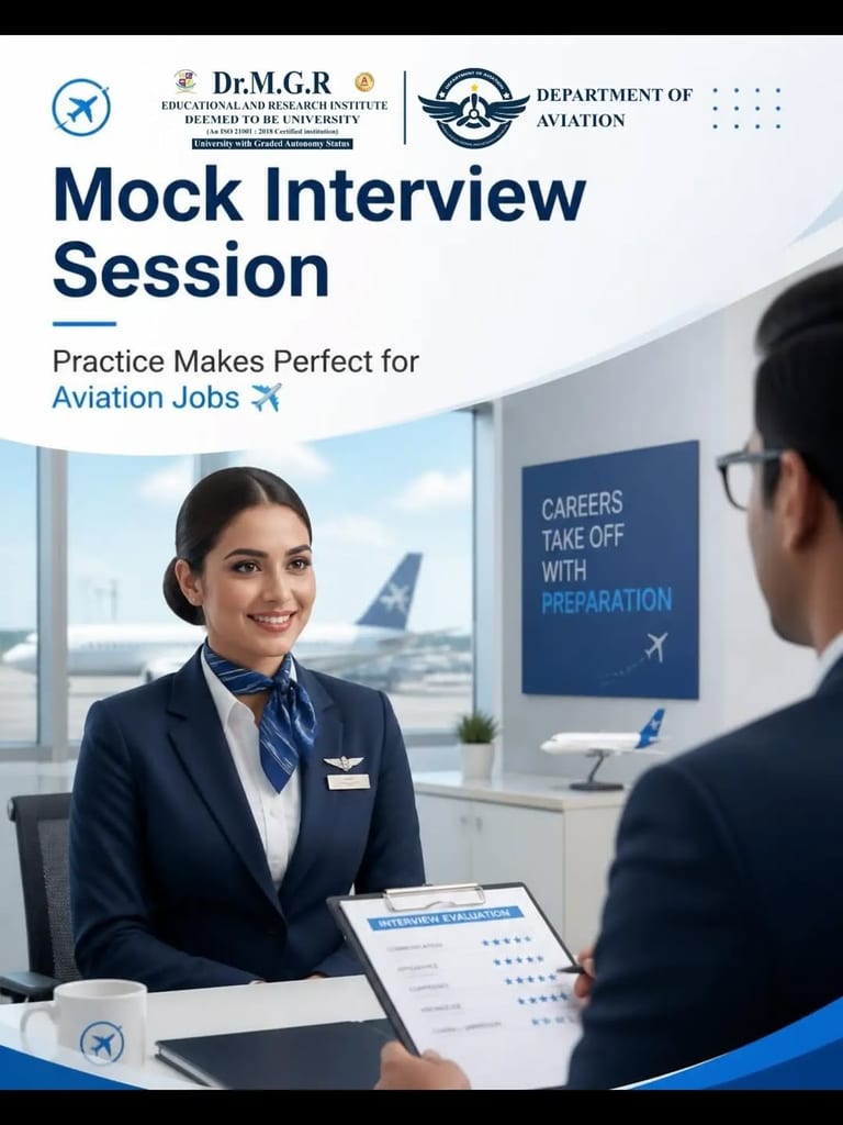 Dr MGR Aviation Academy: Shaping Tomorrow's Leaders