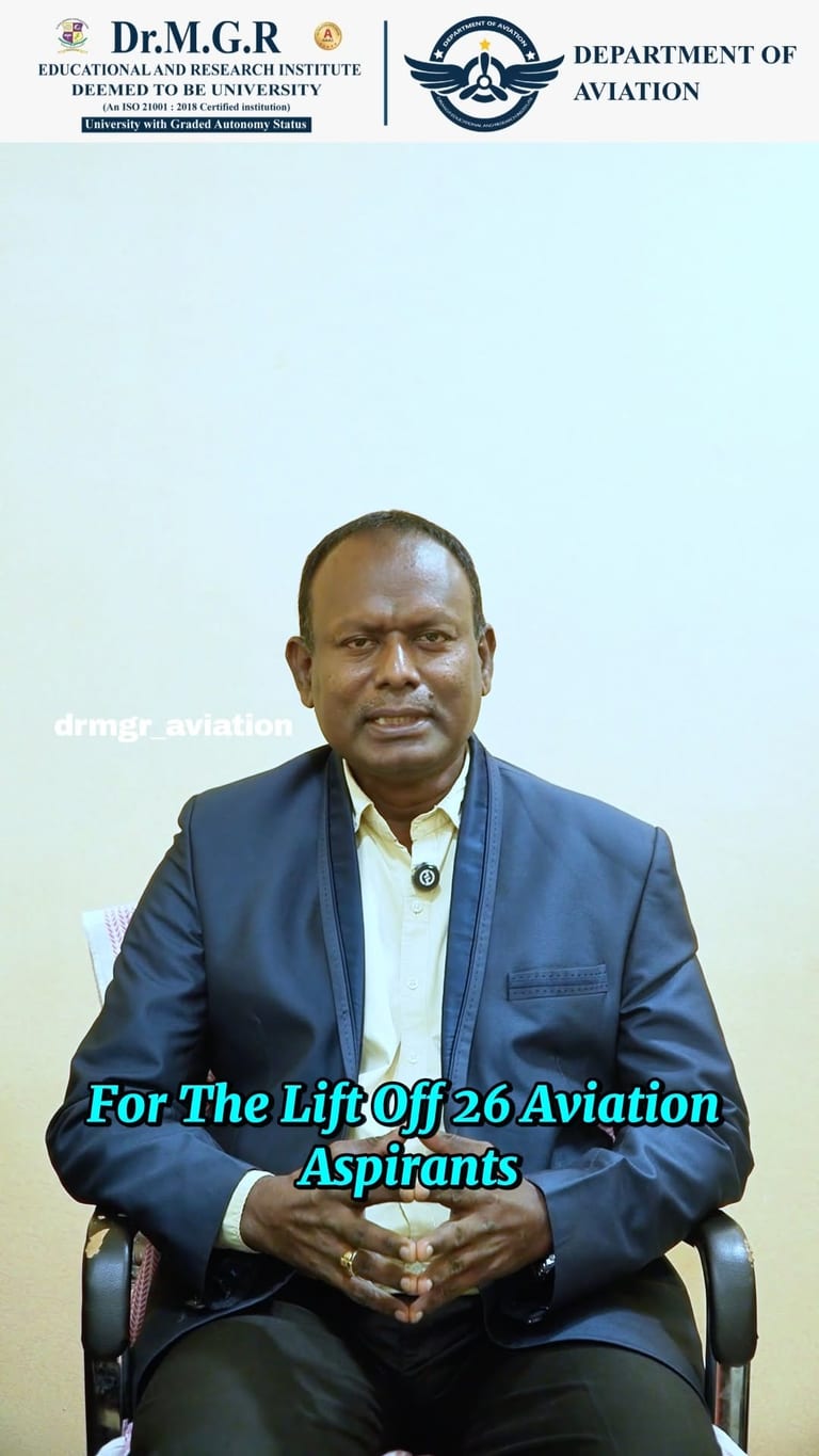 Indian Aviation Growth: Opportunities at Dr MGR Aviation Academy