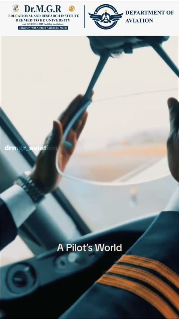 Step Into a Pilot's World With Dr MGR Aviation Academy