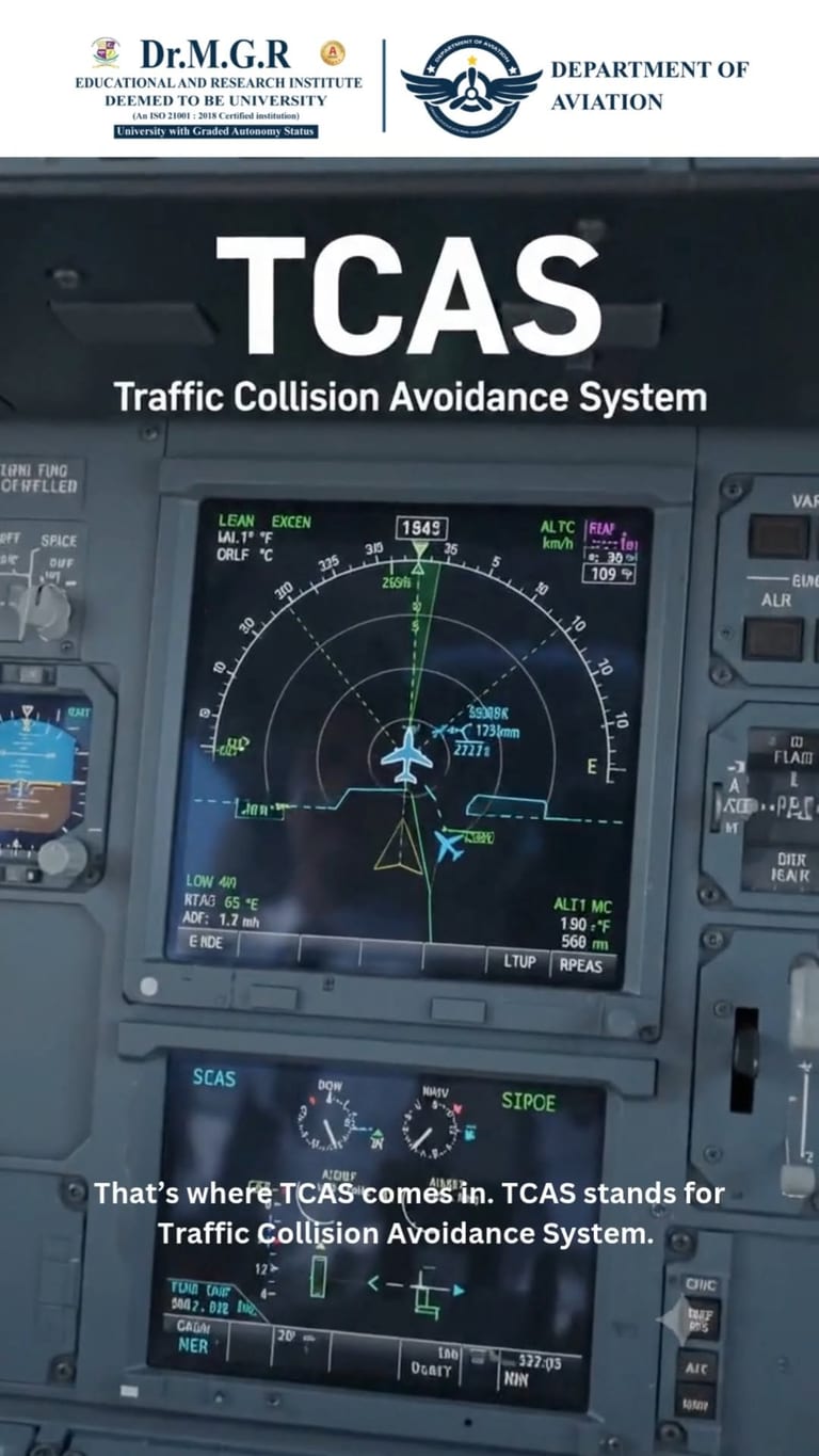 Mastering TCAS: Critical Aviation Safety at Dr MGR Aviation Academy