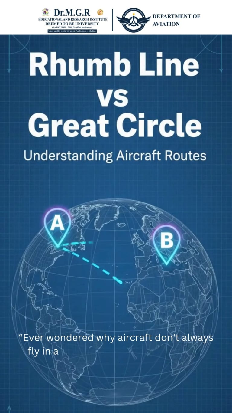 Why Don't Airplanes Always Fly in a Straight Line?